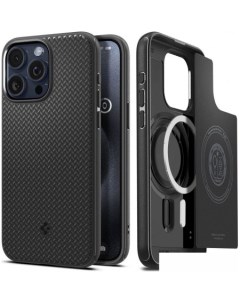 Чехол для телефона Mag Armor (MagFit) для iPhone 15 Pro ACS06736 (черный) Spigen