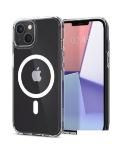 Чехол для телефона Ultra Hybrid Mag (MagFit) для iPhone 13 ACS03528 (белый) Spigen