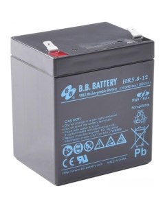 Аккумулятор для ИБП HR5 8 12 12В 5 3 А ч B.b. battery