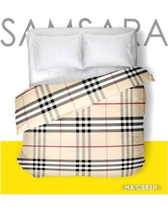 Постельное белье Burberry 220По 12 205x220 евро Samsara