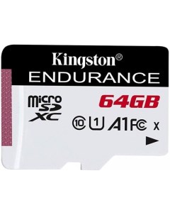 Карта памяти High Endurance microSDXC 64GB Kingston