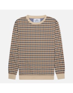 Мужская толстовка Active Club Check Crew Neck Aquascutum