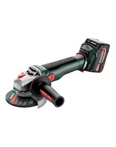 Угловая шлифмашина WB 18 LT BL 11 125 Quick 613054650 с 2 мя АКБ кейс Metabo