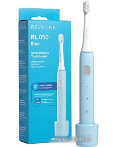 Электрическая зубная щетка RL 050 голубой Revyline