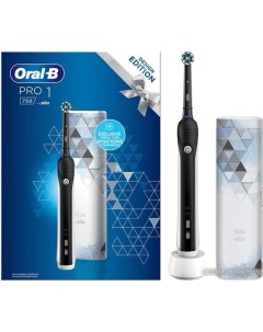 Электрическая зубная щетка Pro 1 750 Cross Action D16 513 1UX черный Oral-b