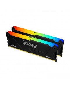 Оперативная память FURY Beast RGB 2x8ГБ DDR4 3200МГц KF432C16BB2AK2 16 Kingston