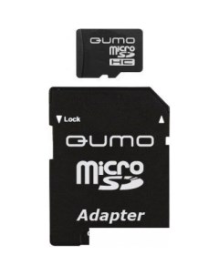 Карта памяти microSDHC Class 10 32GB QM32GMICSDHC10 Qumo