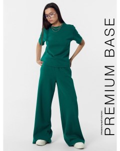 Комплект женский джемпер брюки в изумрудно зеленом цвете Mark formelle