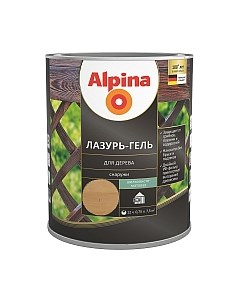 Защитно-декоративный состав Лазурь-гель Alpina