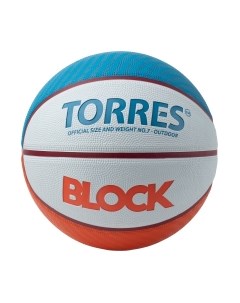 Баскетбольный мяч Block / B023167 Torres