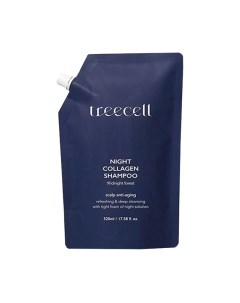 Шампунь для волос Night Collagen Shampoo Ночной Полночь в лесу Treecell