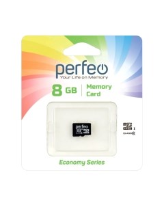 Карта памяти MicroSDHC 8GB (Class 10) / PF8GMCSH10ES Perfeo