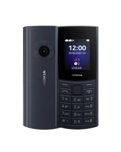 Кнопочный телефон 110 4G темно синий Nokia