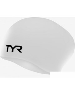 Шапочка для плавания Long Hair Wrinkle Free Silicone Cap LCSL 100 белый Tyr