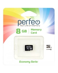 Карта памяти microSDHC PF8GMCSH10ES 8GB Perfeo