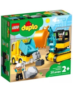 Конструктор Duplo 10931 Грузовик и гусеничный экскаватор Lego