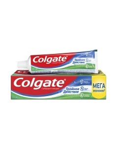 Зубная паста Тройное действие. Натуральная мята Colgate