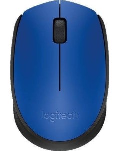 Мышь M171 Wireless Mouse синий черный 910 004640 Logitech