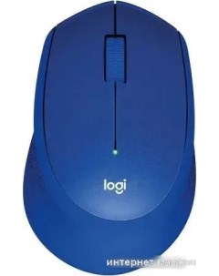 Мышь M331 Silent Plus синий Logitech