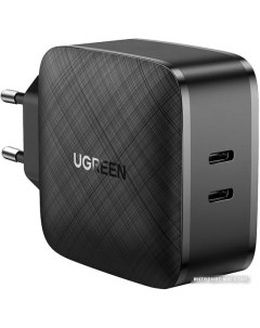 Сетевое зарядное CD216 70867 черный Ugreen