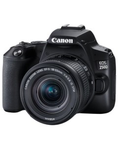 Зеркальный фотоаппарат EOS 250D Kit 18 55 IS STM черный Canon