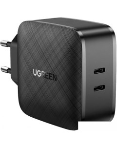 Сетевое зарядное CD216 70867 черный Ugreen