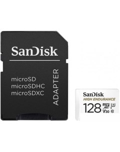 Карта памяти High Endurance microSDXC SDSQQNR-128G-GN6IA 128GB (с адаптером) Sandisk