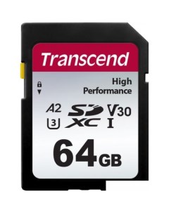 Карта памяти SDXC 330S TS64GSDC330S 64GB Transcend