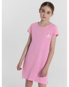 Сорочка ночная для девочек розовая с печатью Mark formelle