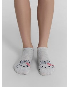 Носки детские серые с рисунком в виде зайца Mark formelle