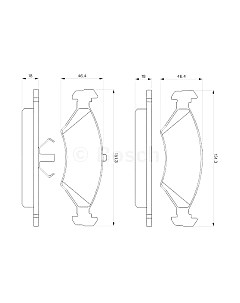 Тормозные колодки Bosch