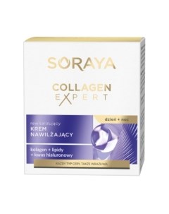 Крем для лица Collagen Expert Оживляющий дневной и ночной увлажняющий Soraya