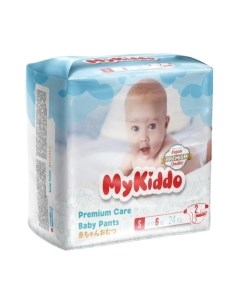 Подгузники детские Premium S до 6кг Mykiddo