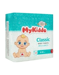 Подгузники-трусики детские Classic M 6-10кг Mykiddo