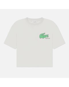 Женская футболка Loose Fit Print Crocodile Lacoste