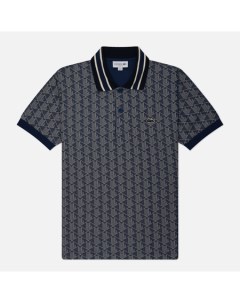 Мужское поло Contrast Collar Monogram Lacoste