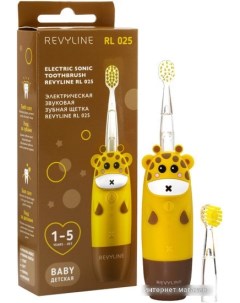 Электрическая зубная щетка RL 025 Baby желтый Revyline