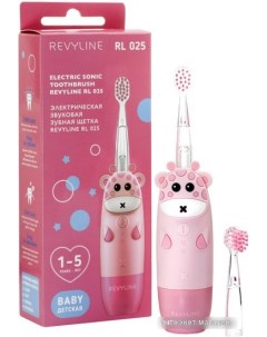 Электрическая зубная щетка RL 025 Baby розовый Revyline