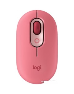 Мышь Pop Mouse розовый бордовый Logitech