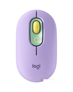 Мышь Pop Mouse сиреневый зелеый Logitech