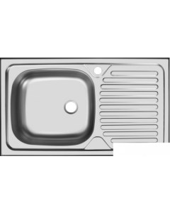 Кухонная мойка Классика CLM760 435 5K 2L с сифоном Ukinox