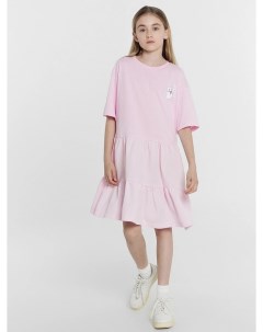 Платье для девочек светло розовое с печатью Mark formelle
