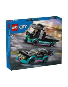 Конструктор City Vehicles Гоночный автомобиль и грузовик-автовоз / 60406 Lego