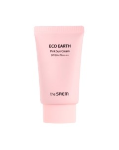 Крем солнцезащитный Eco Earth Pink Sun Cream New The saem