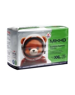 Подгузники-трусики детские Bear Super Premium XXL 15-25кг Mikko