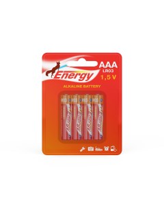 Батарейки LR03 AAA BL 4 LR03 AAA 4шт Energy