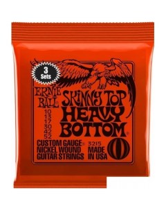 Струны для гитары 2215 Slinky Top Heavy Bottom 10 52 Ernie ball