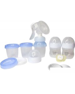 Ручной молокоотсос Avent Natural Motion с бутылочкой для кормления SCD213/03 Philips