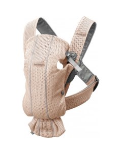Рюкзак переноска Mini 3D Mesh жемчужно розовый Babybjorn