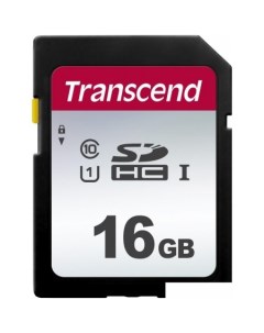 Карта памяти SDHC 300S 16GB Transcend